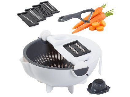 eng pl Vegetable slicer with a colander bowl 2059 8